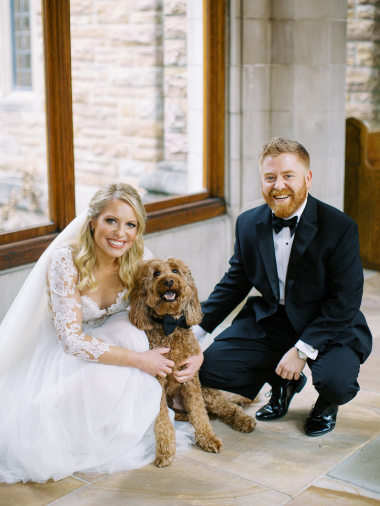 wedding day dog pictures 