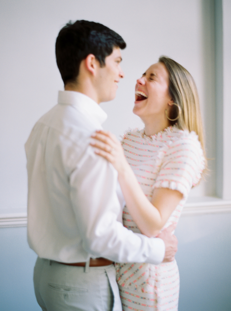 Chattanooga, TN Engagement and Wedding Photographer captures romantic, light and romantic imagery of newly engaged couple
