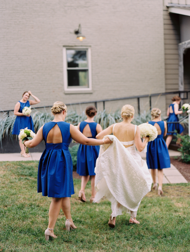 Candid wedding imagery of bridesmaids at The Cordelle nashville wedding venue