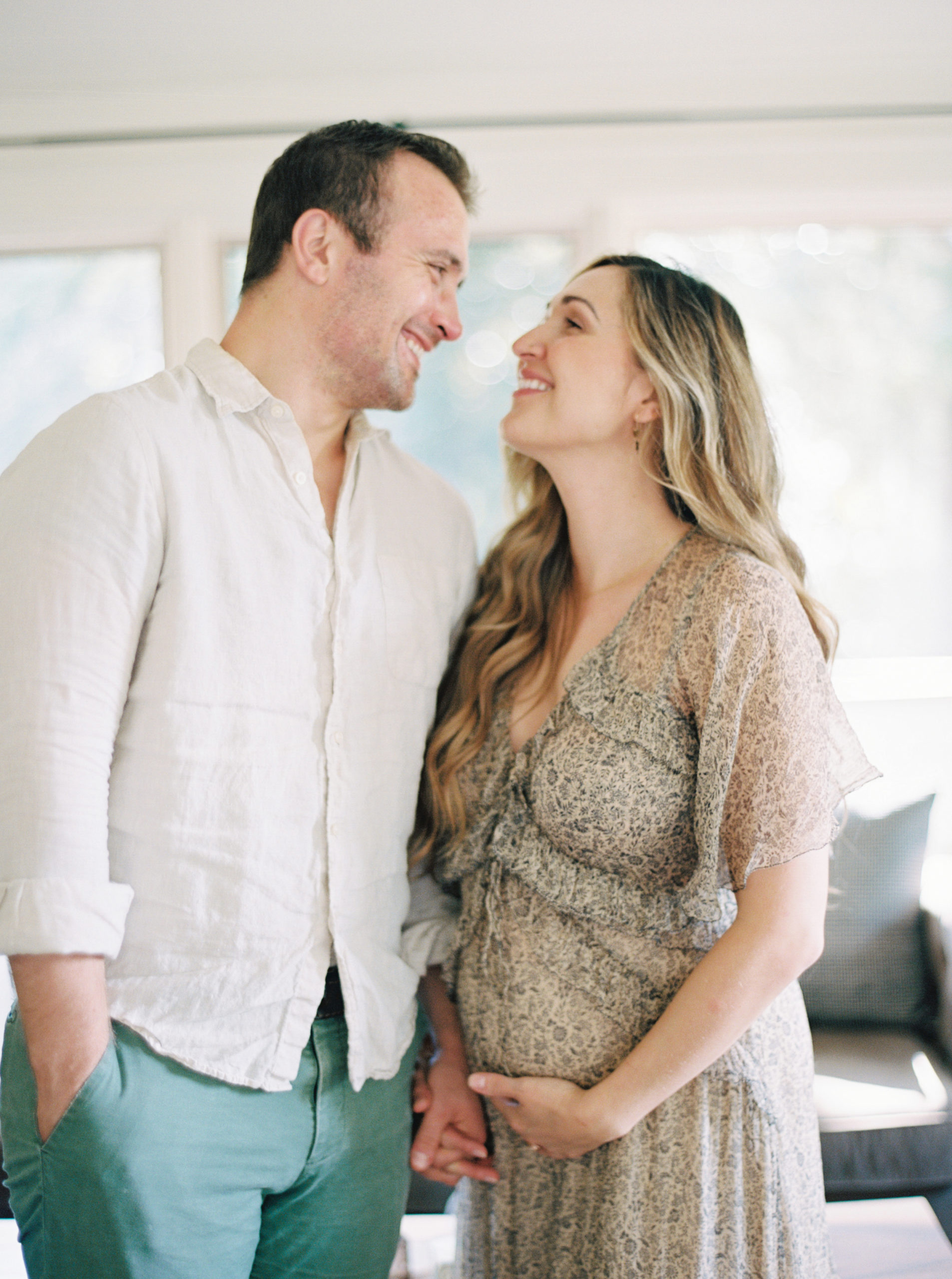 At-Home Maternity Session on Film | Nashville Tennessee and Destination Film Photographer 
