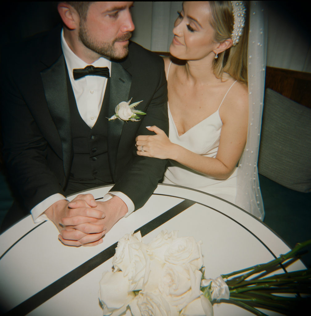 new york film wedding photographer captures intimate wedding on film at the blake hotel in new haven, connecticut